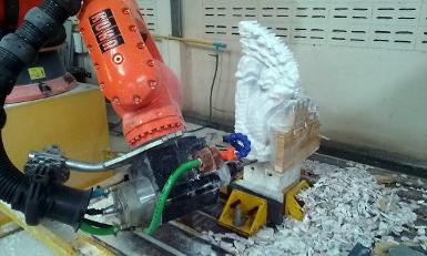 งานแกะสลักแบบลอยตัว