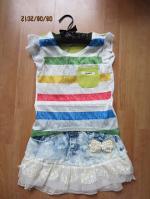 ชุดเสื้อแขนเต่อสุดล้ำ กับกระโปรงยีนส์เจ้าหญิง