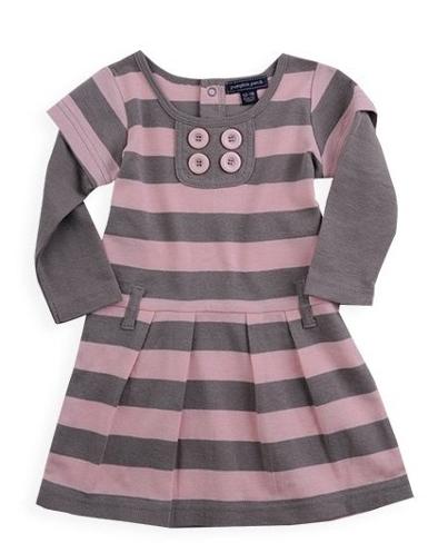 Dress ชมพู - เทา