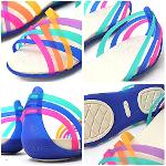 croc huarache flats