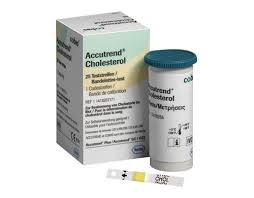 แถบตรวจ Accutrend Cholesterol 25'S