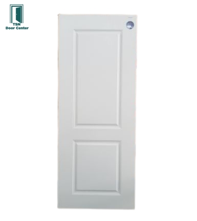 ประตูUPVC(ไวนิล) ทึบล้วน PNR004 ยี่ห้อโพลีวู้ด สีขาว ใช้ภายนอก ทนแดดทนฝน กันน้ำ 100%