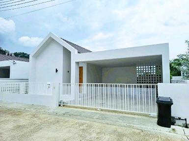 มีสวนกลาง แก่งคอย สระบุรี ให้เช่าบ้านเดี่ยว 1ชั้น 3นอน 3น้ำ 54 ตร