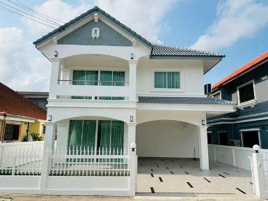 บ้านเดี่ยวพัทยา ซอยทุ่งกลม-ตาลหมัน หมู่บ้านคันทรีคลับ ตกแต่งพร้อม
