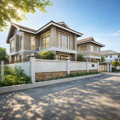  บ้านเดี่ยว 2ชั้นหลังให้เช่าเดอะเซอร์เคิล ราชพฤกษ์ 2.1กม 5นอน