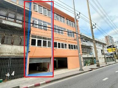 อาคารพาณิชย์ให้เช่า 4 ชั้น 1 นอน MRT วงศ์สว่าง 600 ม. เกตเวย์บาง
