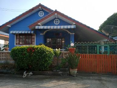 ขายบ้าน71ว. 3น2น 1.8ล. บ้านสวนแสนสุข ต.บางปลากด องคร้กษ์ นครนายก
