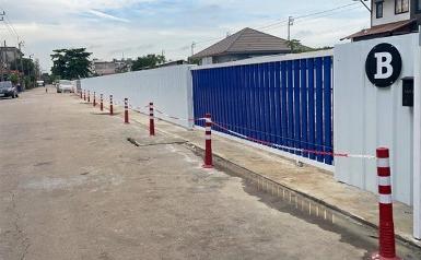 MRT ตลาดมีนบุรี ที่ดินให้เช่าถมแล้วมีรั้ว 100 ตร.วา. ตลาดมีนบุรี 