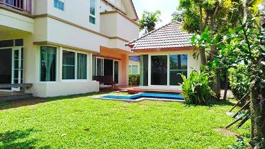 ให้เช่าบ้านเดี่ยว 2ชั้น 5 นอน โรบินสัน ราชพฤกษ์ 2.4กม. รพ.ปากเกร็