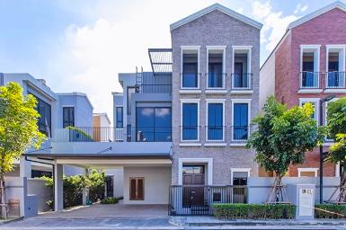 ให้เช่าบ้านเดี่ยวหรู 3 ชั้น 4นอน 100ตรว. รร.นานาชาติกีรพัฒน์ 2.7 