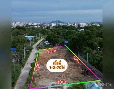 ขายที่ดินใจกลางบางแสน แสนสุข ใกล้ถนนข้าวหลาม ทำเลศักยภาพ