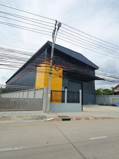 ให้เช่าโกดังพร้อมออฟฟิศ 266 ตรว.1400ตรม. ติดถนน ย่านวัชรพล รามอิน