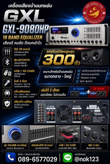 G9-GXL Amplifier GLA9080HP-4ch